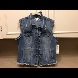 Tribal Jeans Denim Vest